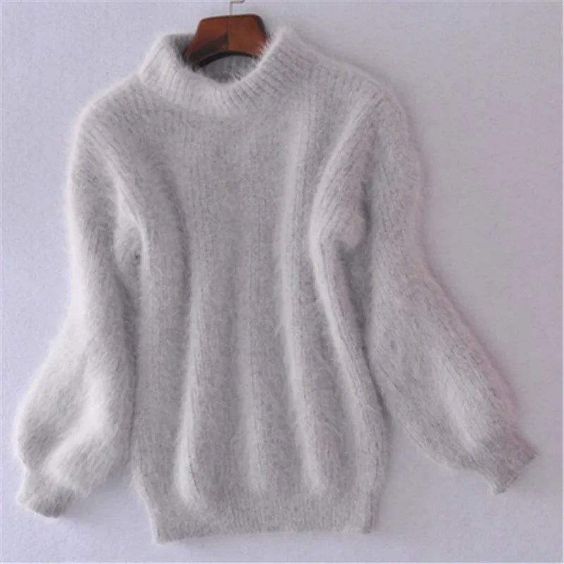 Estelle - Vintage Angora Sweater for a Timeless Look