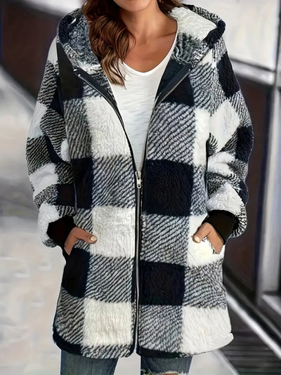 Mary® Cozy Plaid Jacket