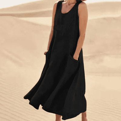 LULU - Elegant Dress with Pockets