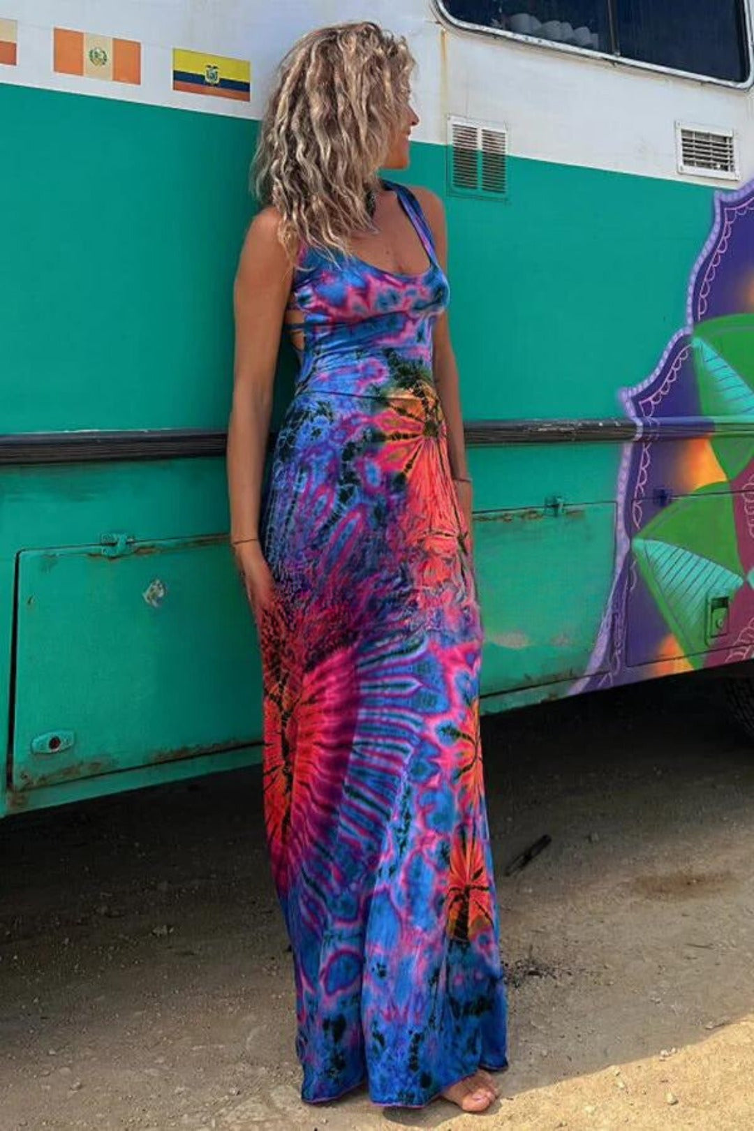 Krista™ - Radiant Tie-Dye Dress