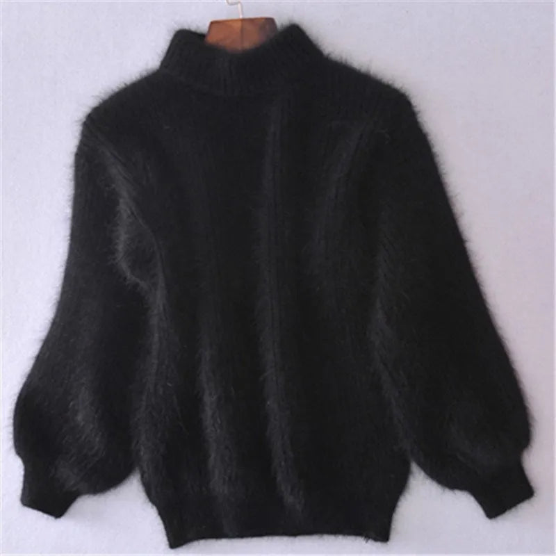 Estelle - Vintage Angora Sweater for a Timeless Look