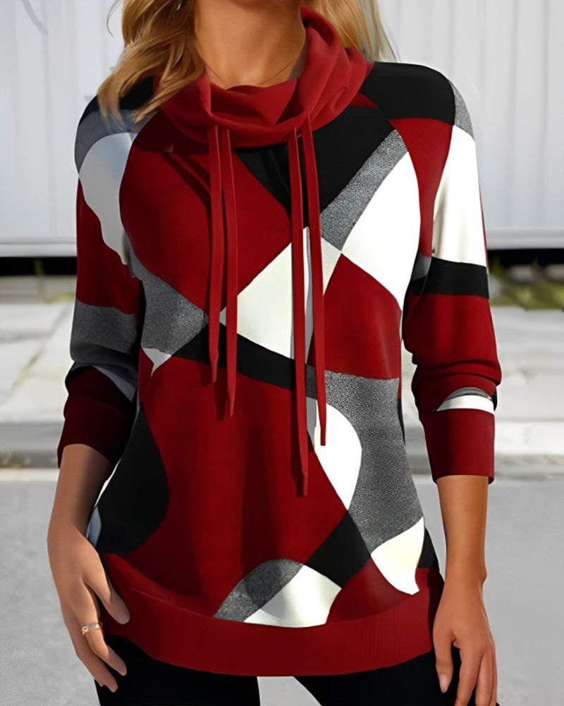 Carlene | Garment with Geometric Print