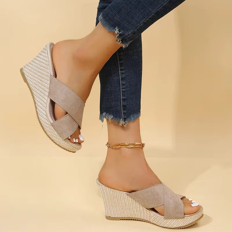 Landon™| Almina Comfort Wedges Sandals