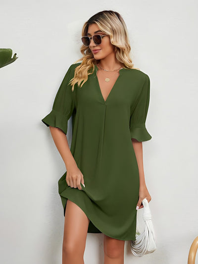 SORAYA™ - Breezy V-Neck Dress