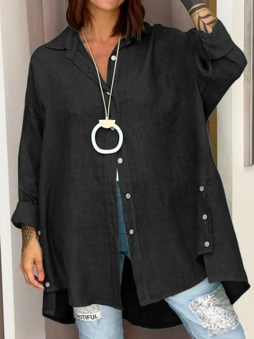 Sophia - Oversized Button Shirt