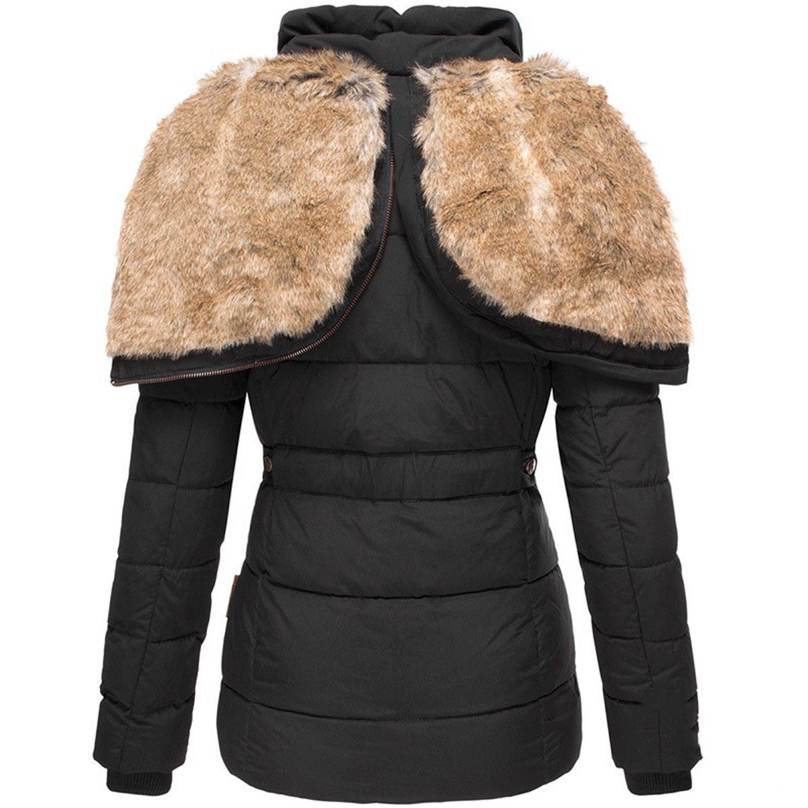 Béatrice | Warm Winter Coat with Fur Lining