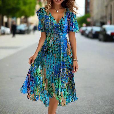 ELVIRA™ - Printed Summer Dress